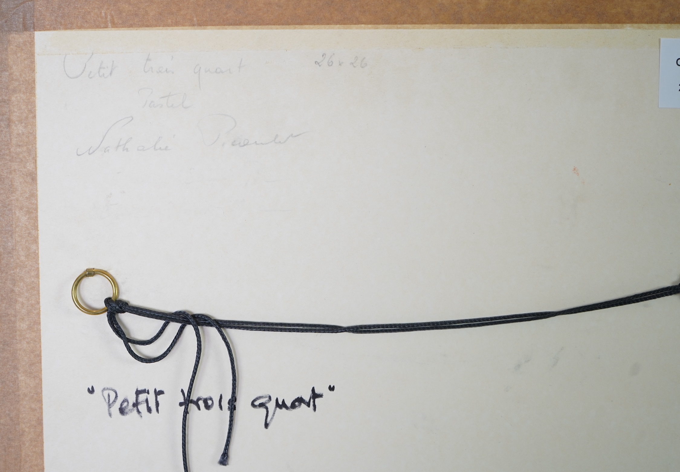 Nathalie Picoulet, French b. 1968, 'Petit trois quart'